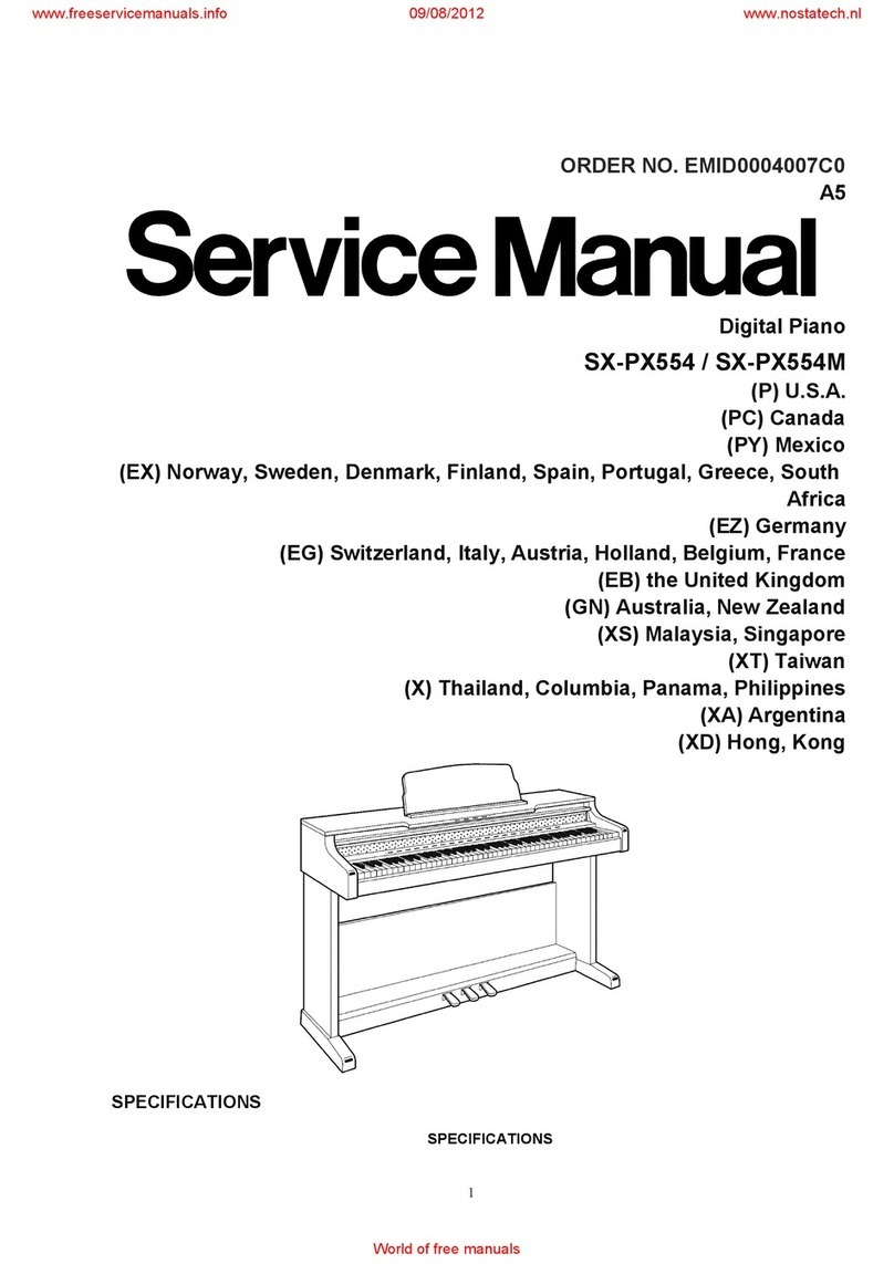 Technics SX-PX554 User manual