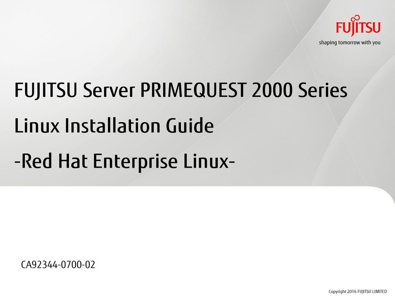 Fujitsu PRIMEQUEST 2000 Series User manual