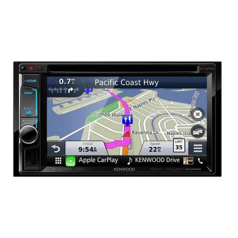 Kenwood DNX893S User manual