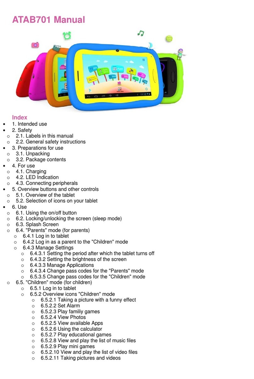 Akai ATAB701 User manual
