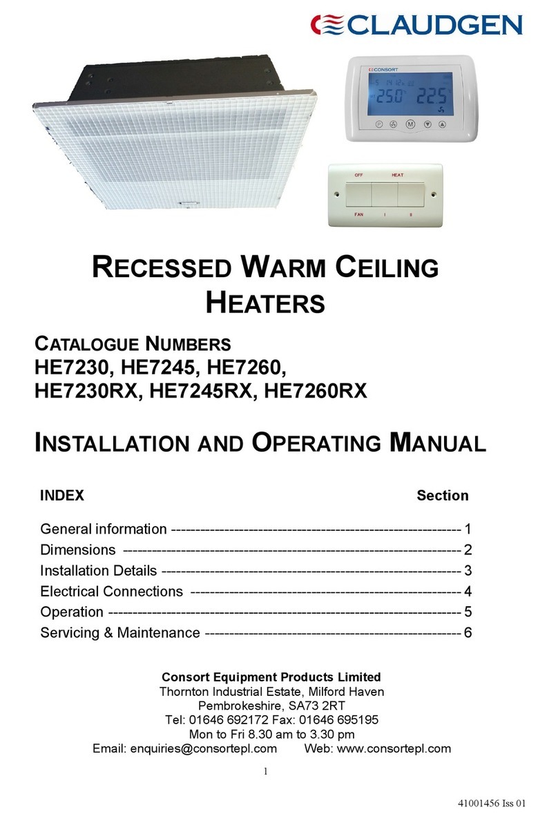 Claudgen HE7230 User manual