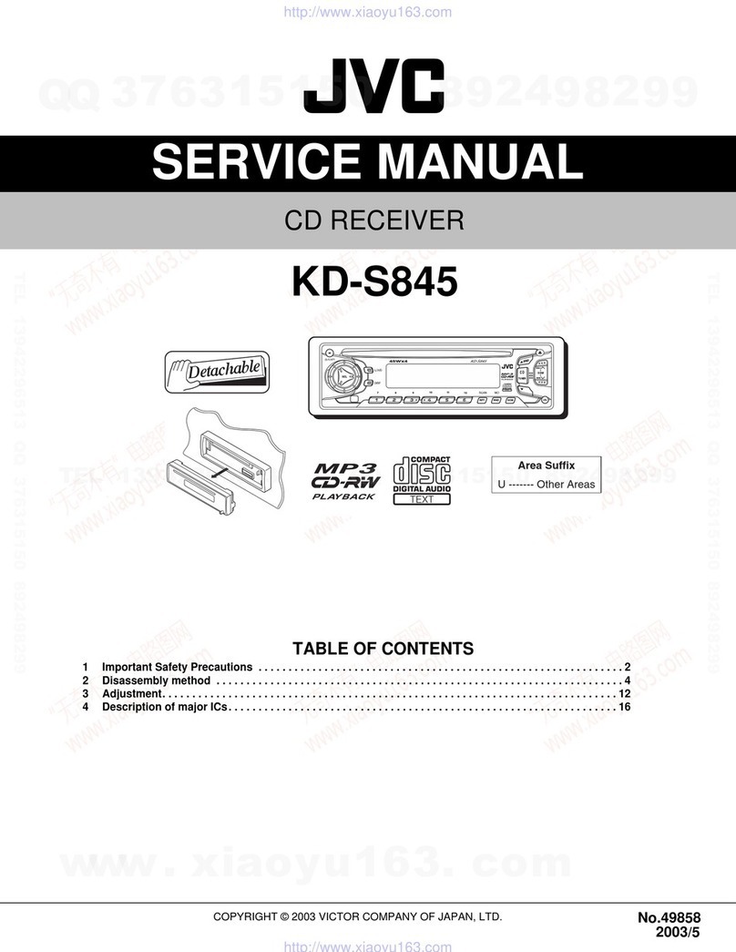 JVC KD-S845 User manual