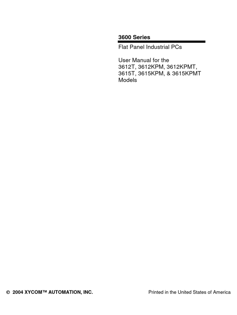 Xycom 3600 Series 3612T user manual