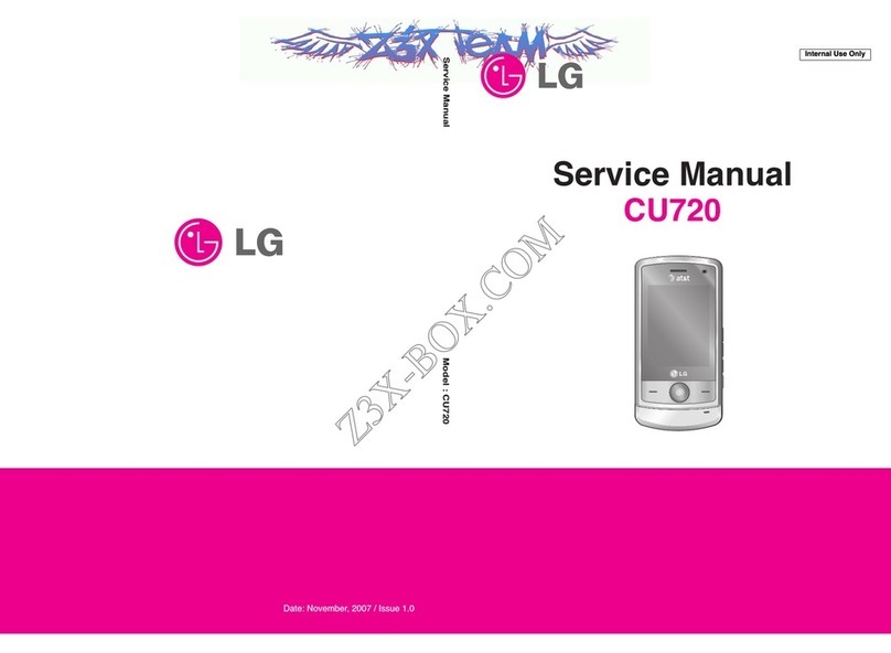 LG CU720 Black User manual