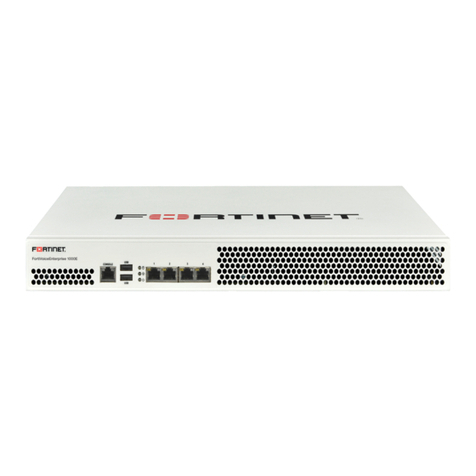 Fortinet FortiVoice Enterprise 1000E User manual Fortinet FortiVoice Enterprise 1000E User manual