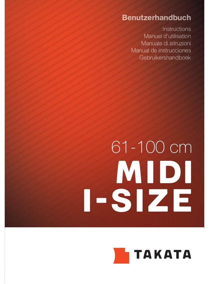 TAKATA MIDI I-SIZE instructions