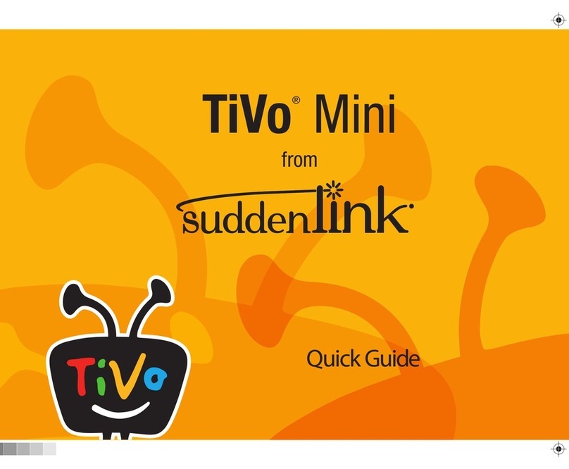 SuddenLink TiVo Mini quick guide