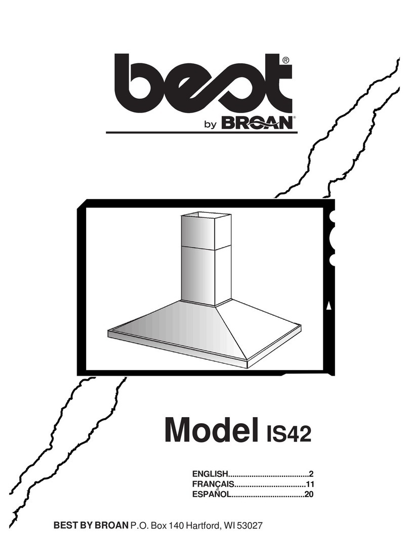 Broan beot IS42 instructions
