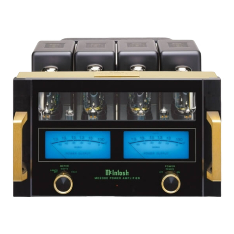 McIntosh MC2000 User manual