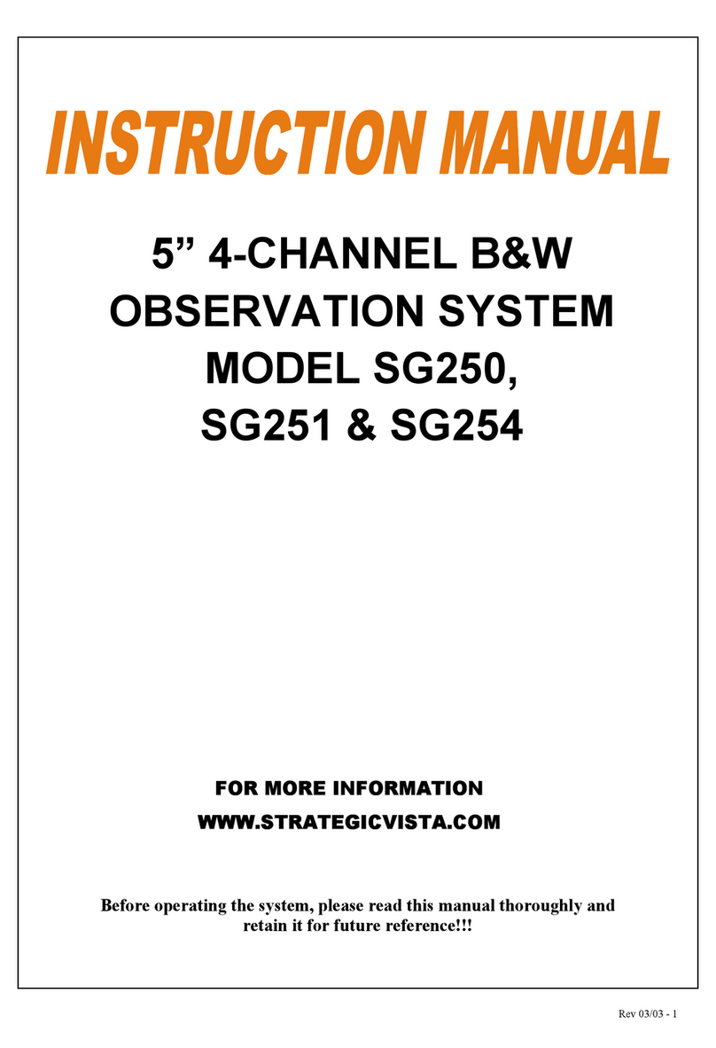 Strategic Vista SG250 User manual