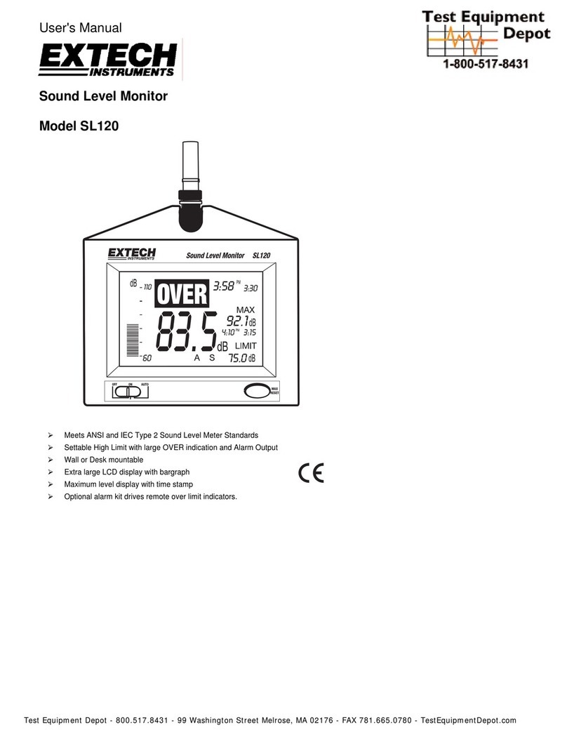 Extech Instruments SL120 User manual