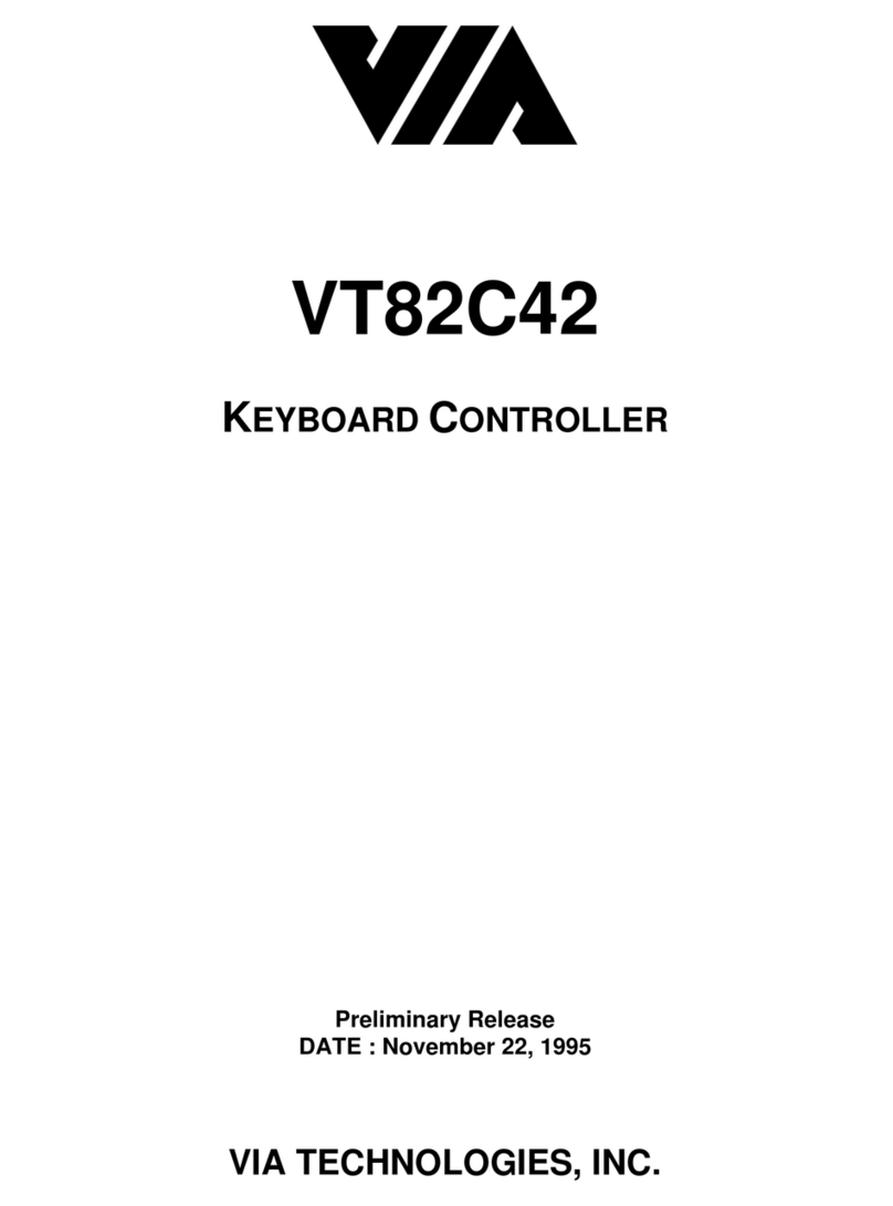 VIA Technologies VT82C42 Operation manual