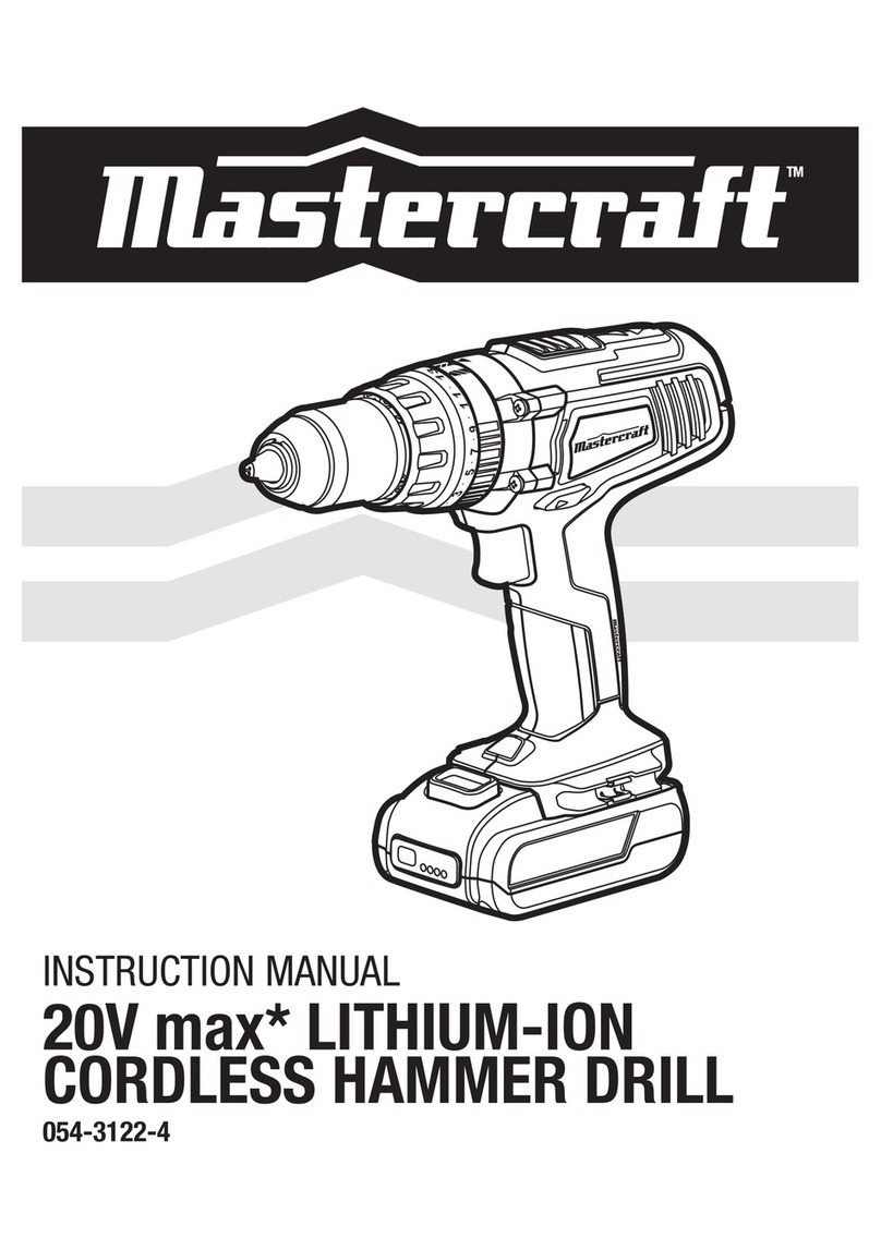 MasterCraft 054-3122-4 User manual
