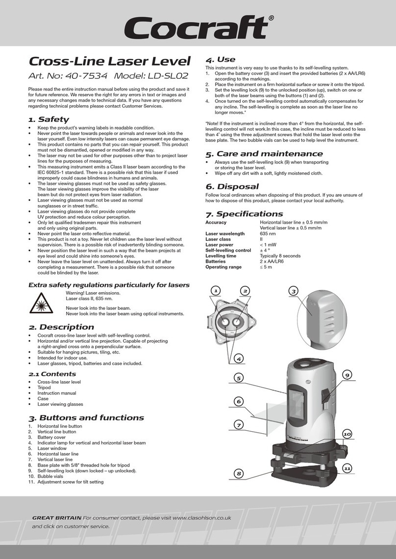 Cocraft LD-SL02 user manual