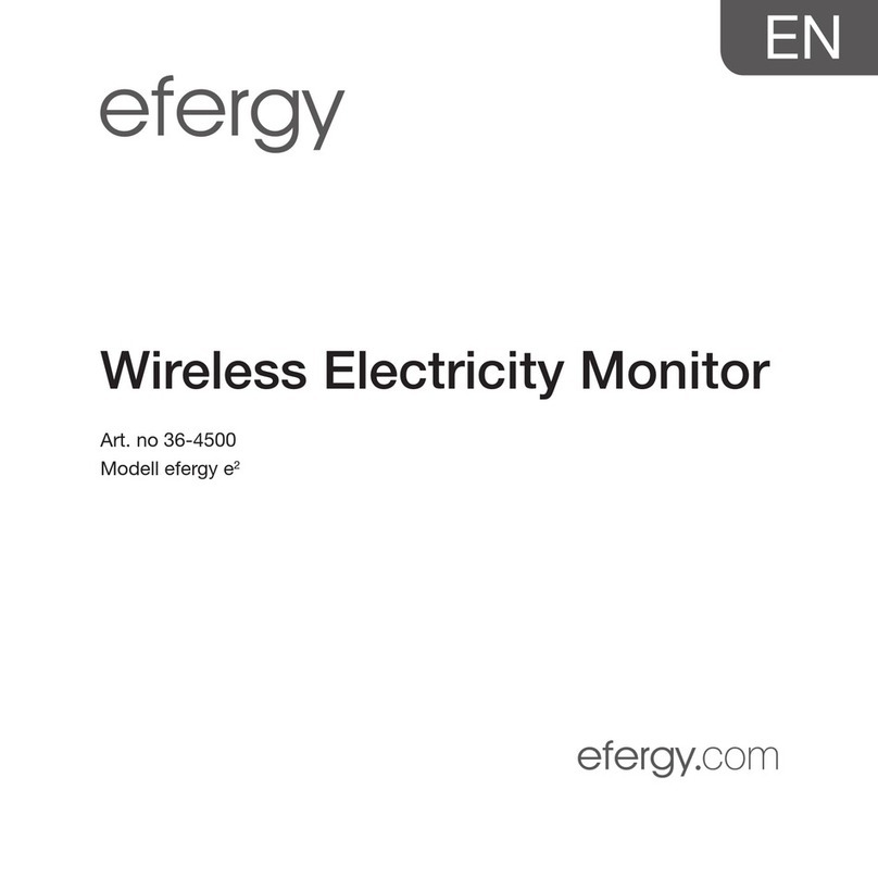 Efergy E2 User manual