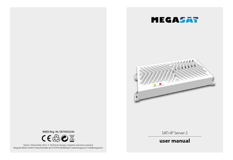 Megasat SAT IP Server 2 User manual