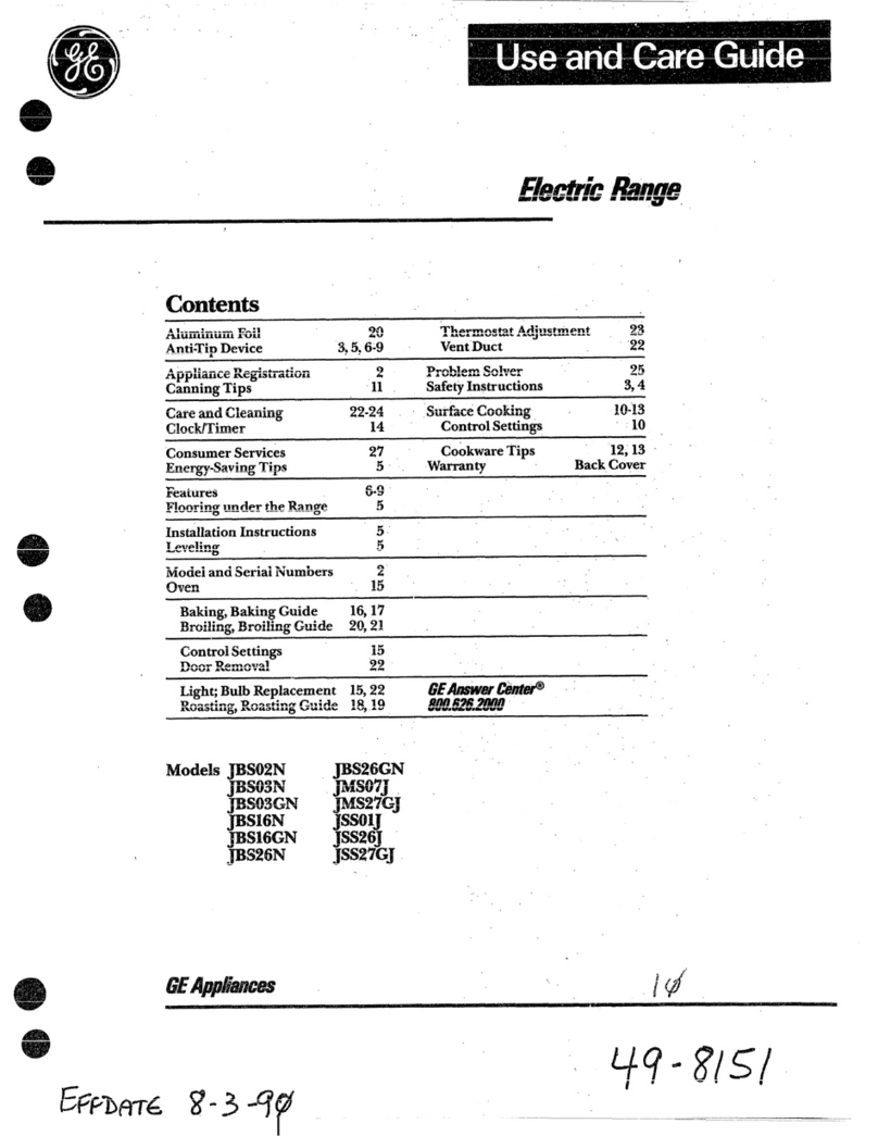 GEAppliances JBS02N Installation instructions