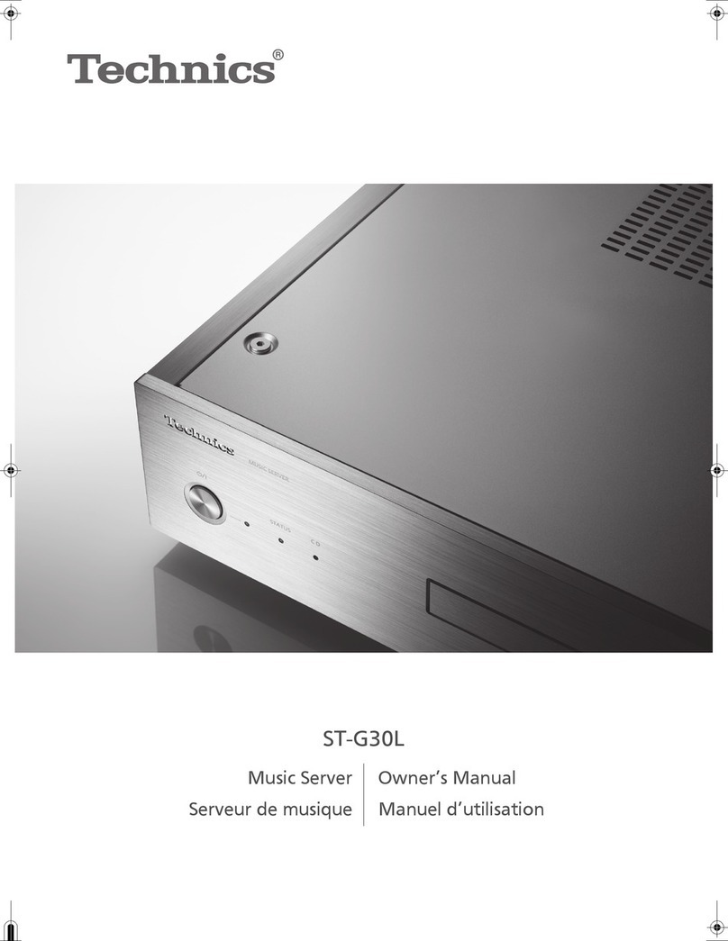 Technics ST-G30L owner's manual
