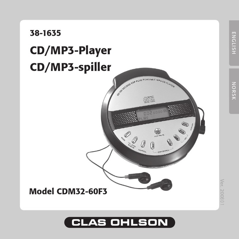 Clas Ohlson CDM32 User manual