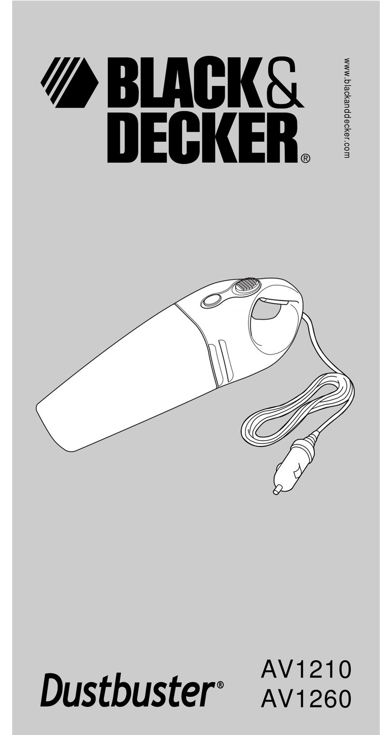 Black & Decker Dustbuster AV1210 User manual