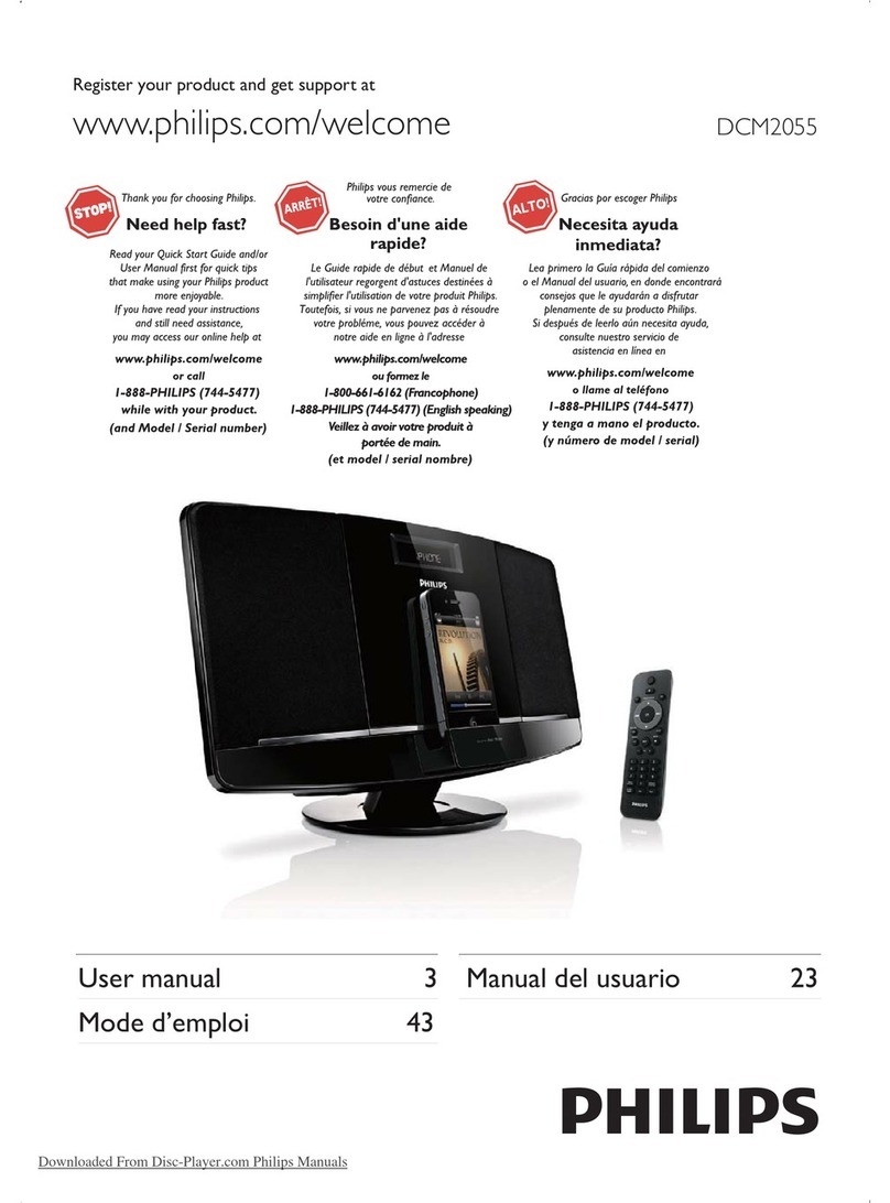 Philips DCM2055 User manual
