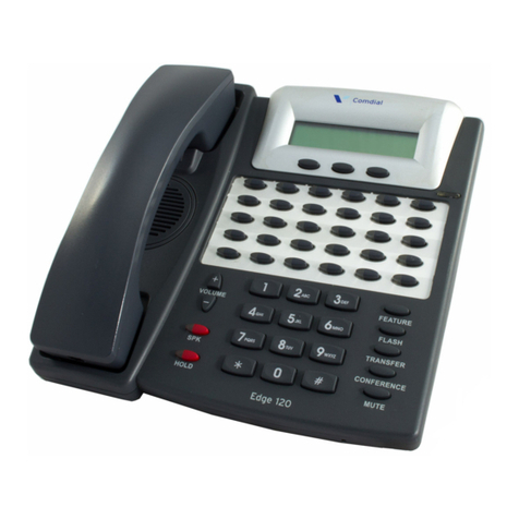 Vertical comdial DX-120 Installation and maintenance manual