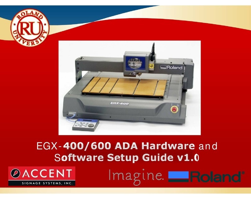 Roland EGX-400 User manual