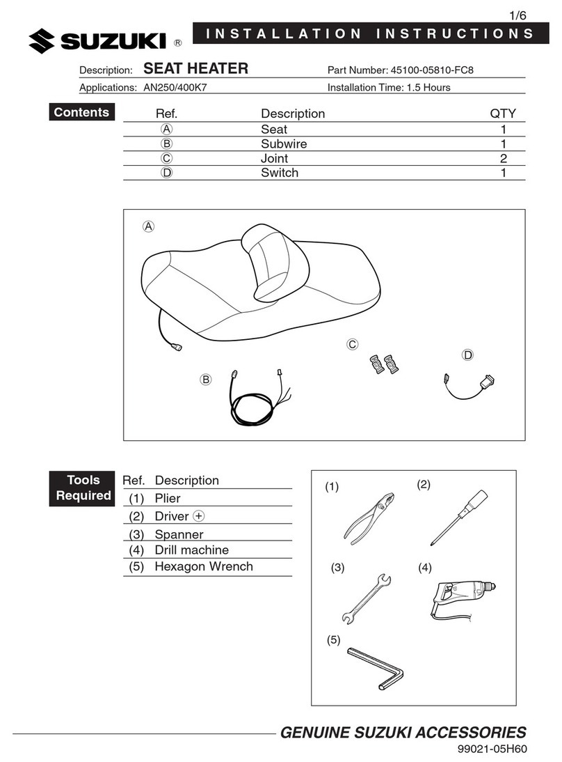 Suzuki 45100-05810-FC8 installation instructions
