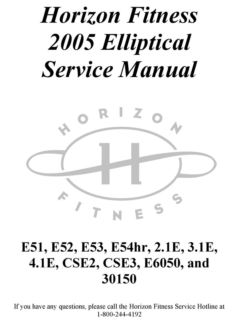 Horizon Fitness E51 Service manual Horizon Fitness E51 Service manual
