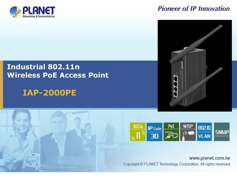 Planet IAP-2000PE User manual