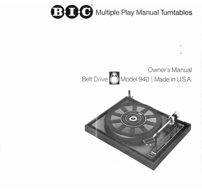 BIC 940 owner's manual