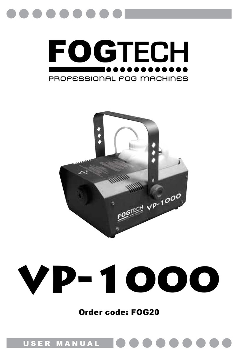 Fogtech VP-1000 user manual