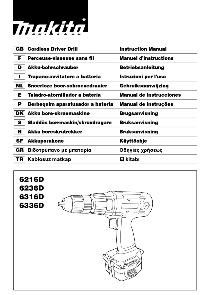 Makita 6216D User manual
