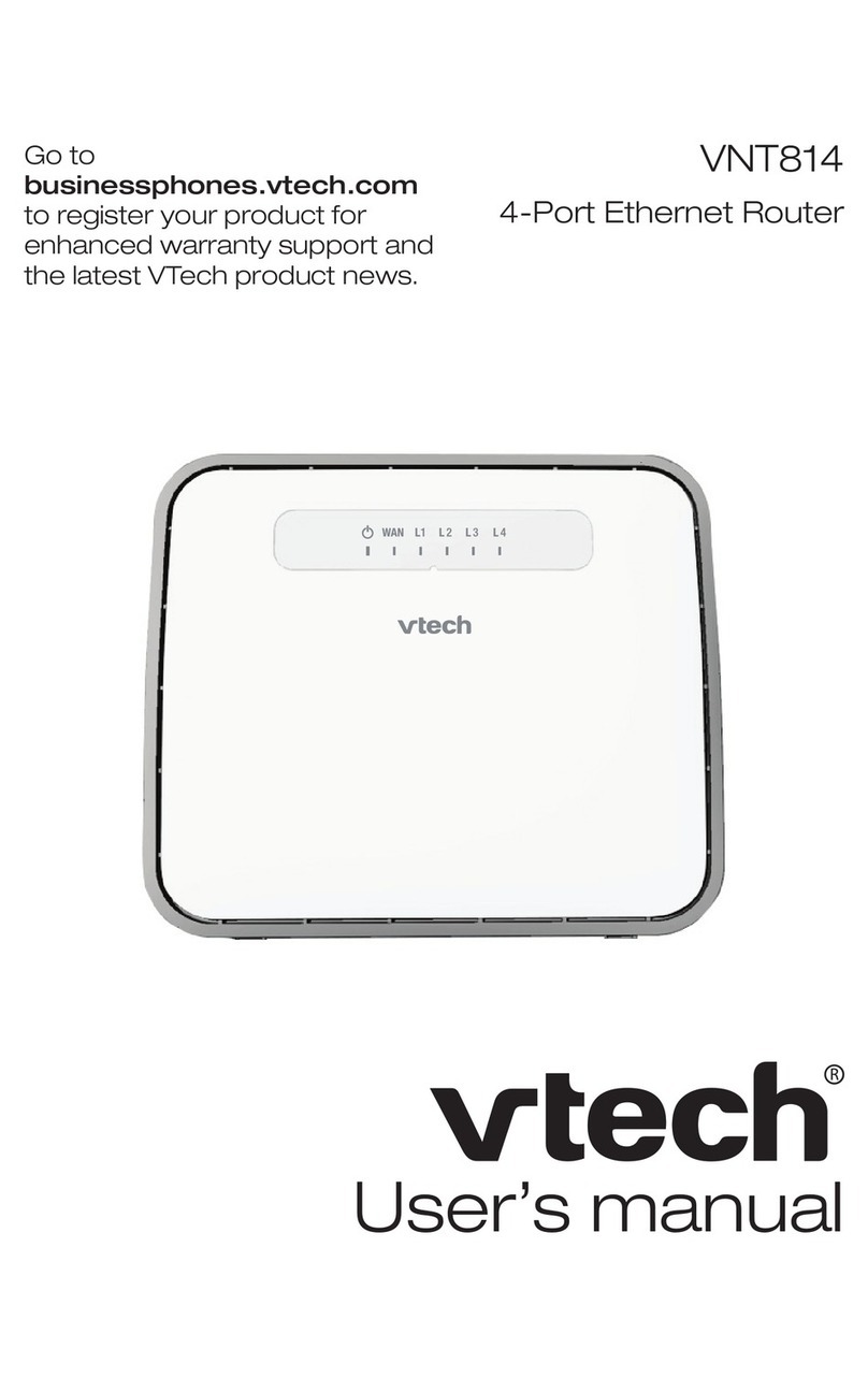V-tech VNT814 User manual