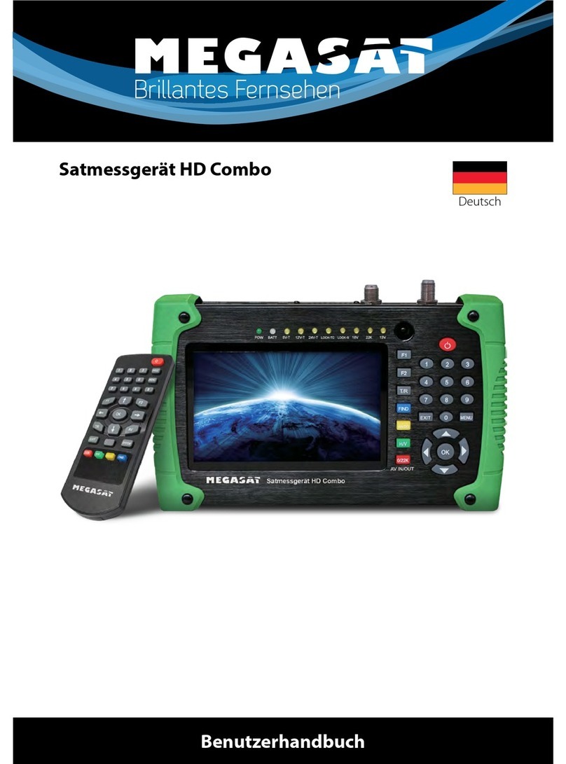 Megasat Satmeter HD Combo user manual