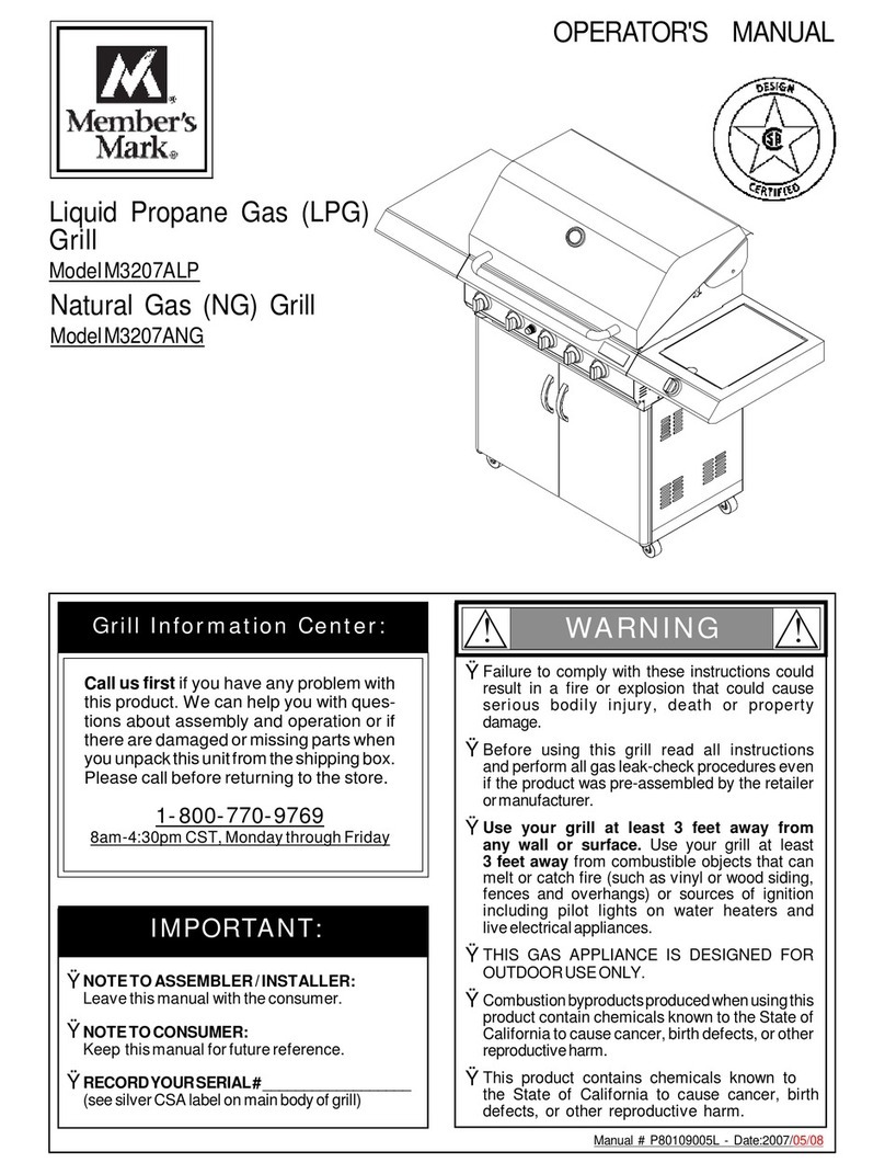 MEMBERS PARK M3207ALP Operator's manual