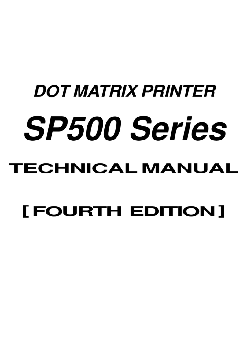 Star Micronics SP500 Series User manual