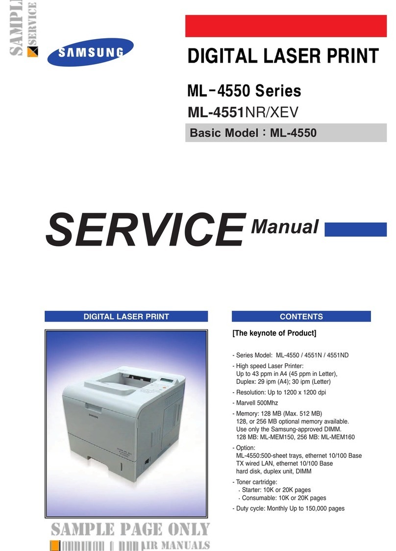 Samsung ML-4551NR User manual Samsung ML-4551NR User manual
