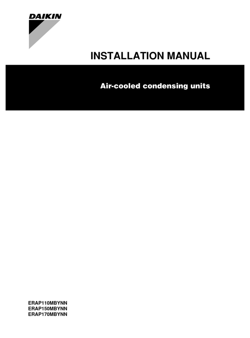 Daikin ERAP110MBYNN User manual
