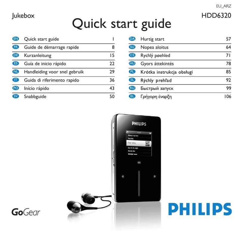 Philips HDD6320 quick start guide Philips HDD6320 quick start guide