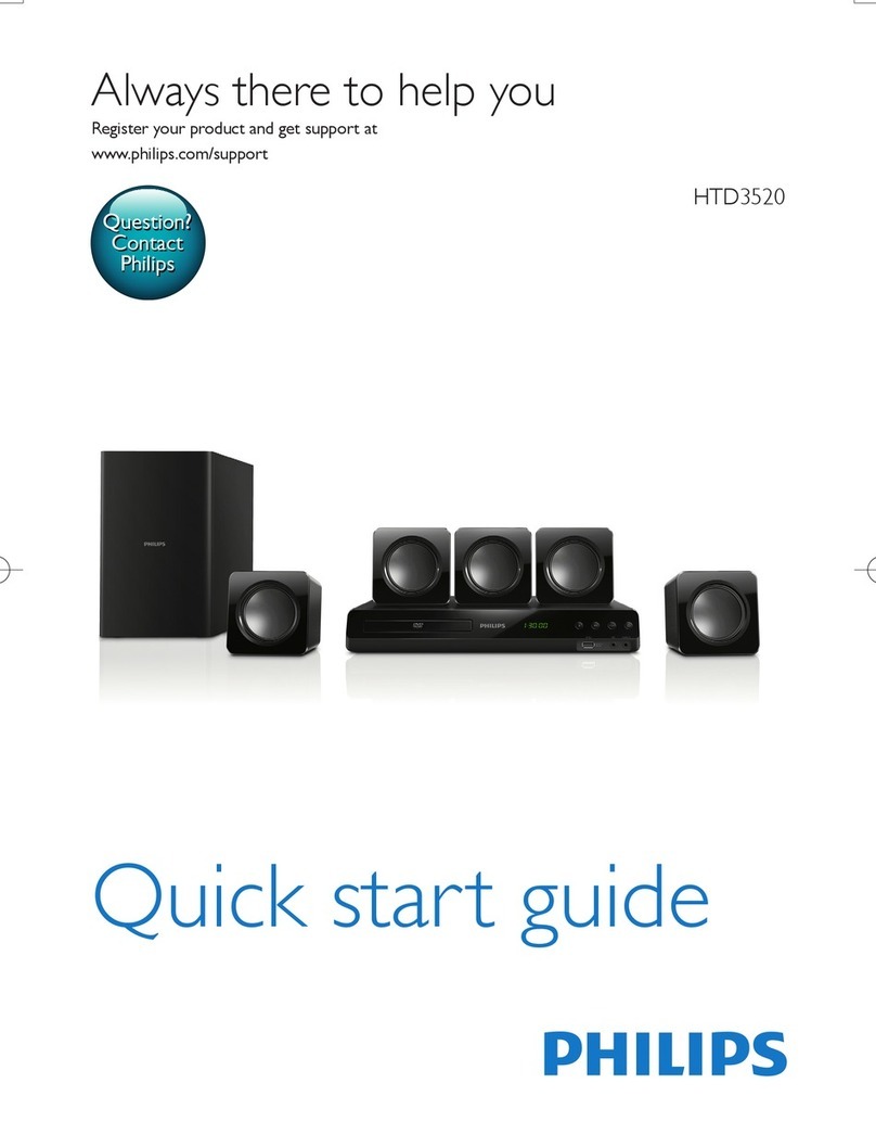 Philips HTD3520 User manual