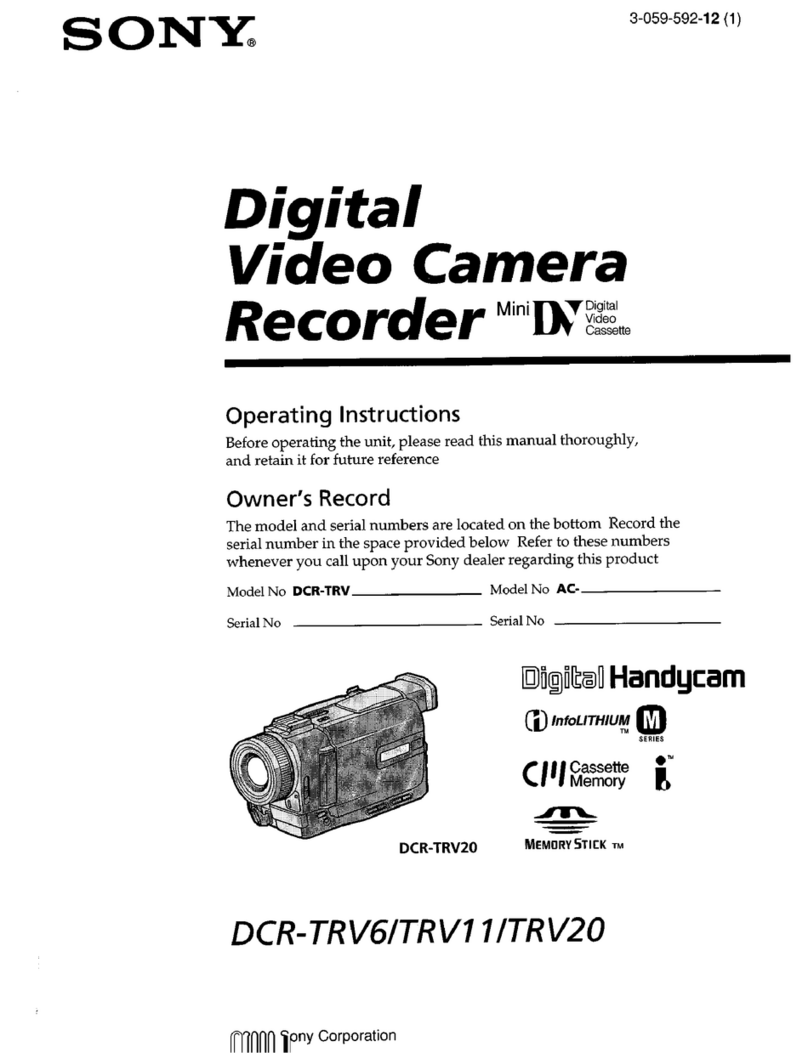 Sony Handycam DCR-TRV6 User manual