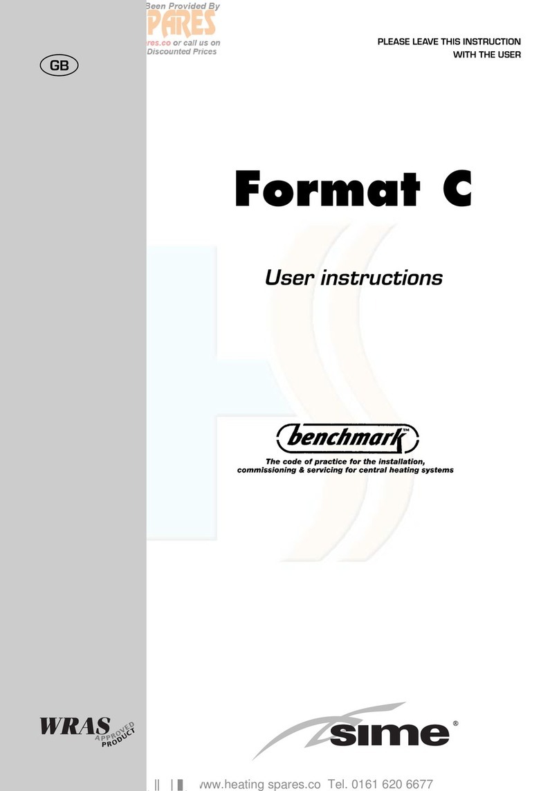 Sime Format C Series User instructions