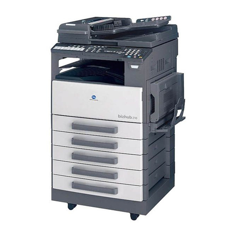 Konica Minolta BIZHUB 162 installation manual