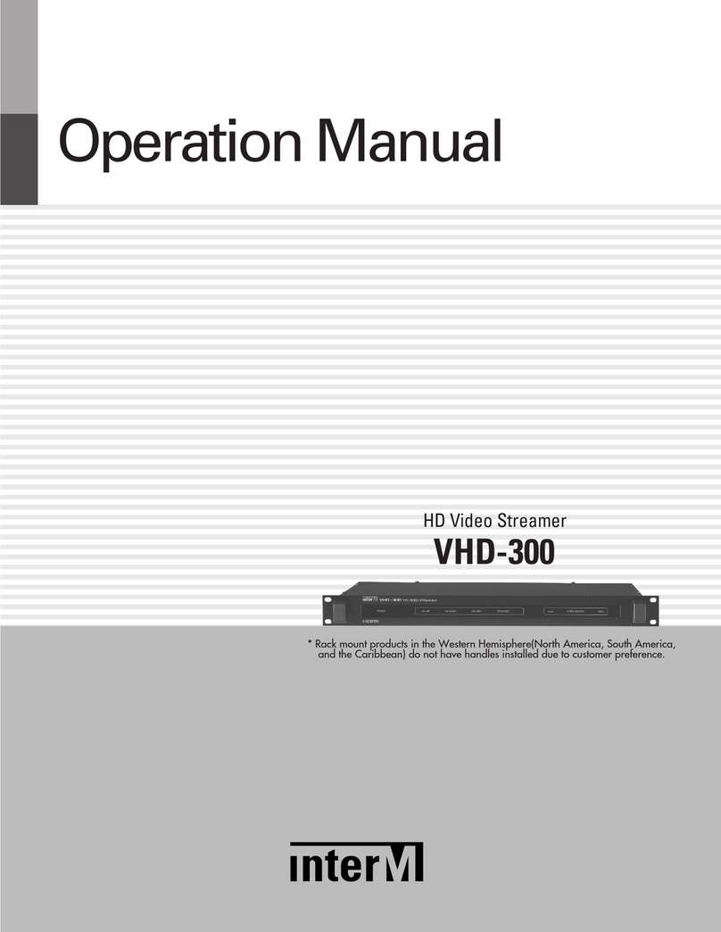 Inter-m VHD-300 Operation manual