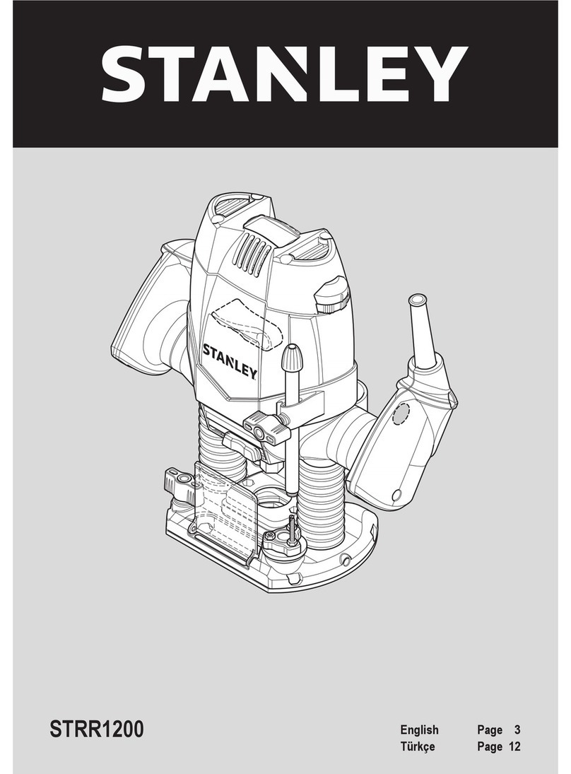 Stanley STRR1200 User manual