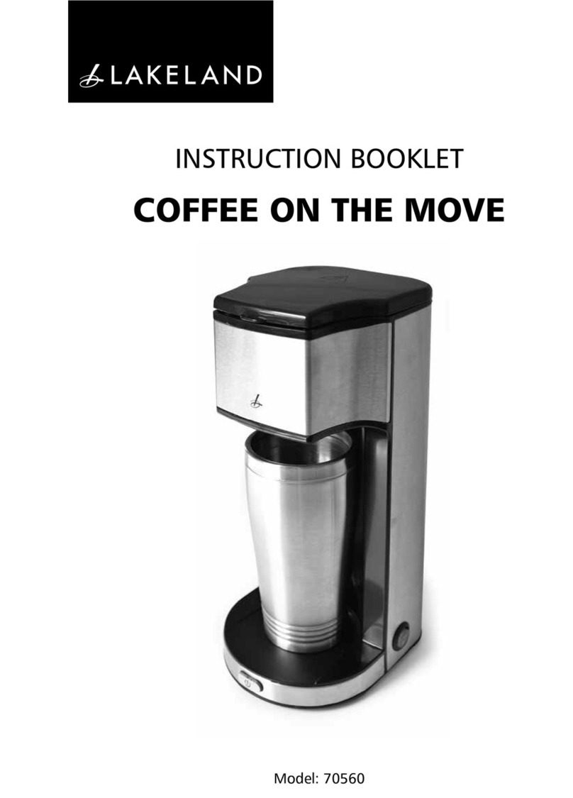 Lakeland Coffee On The Move User manual