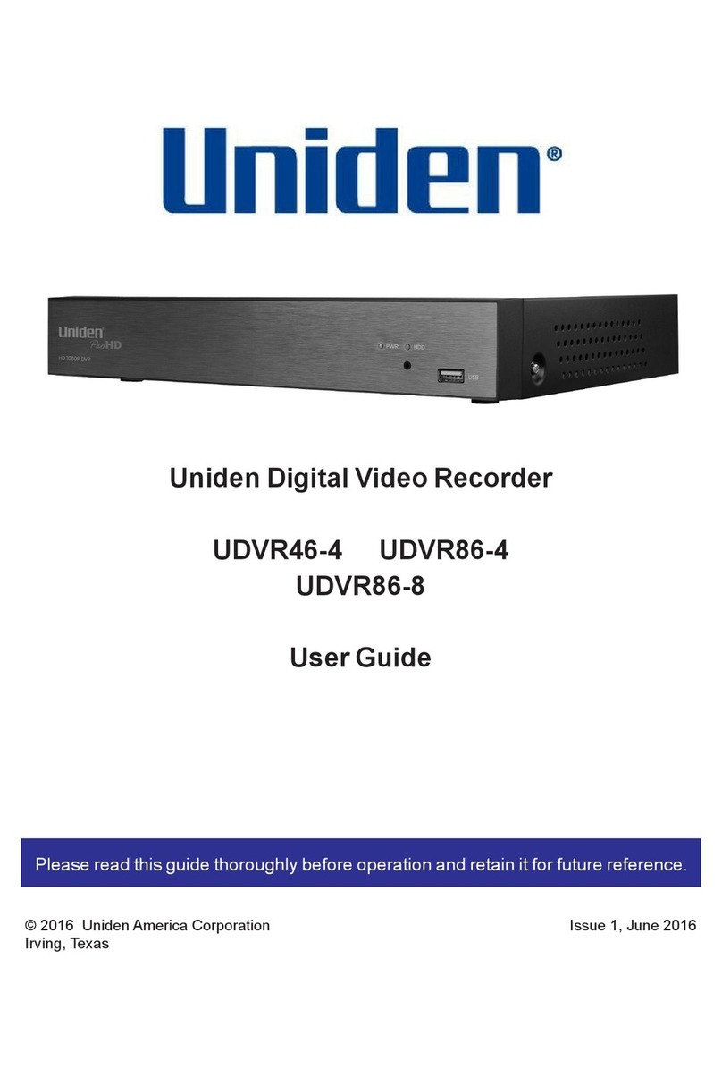 Uniden UDVR46-4 user guide