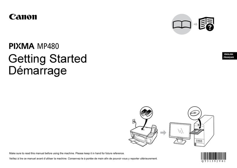 Canon MP480 series User manual