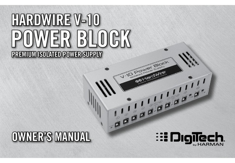 digi-tech HardWire V-10 owner's manual
